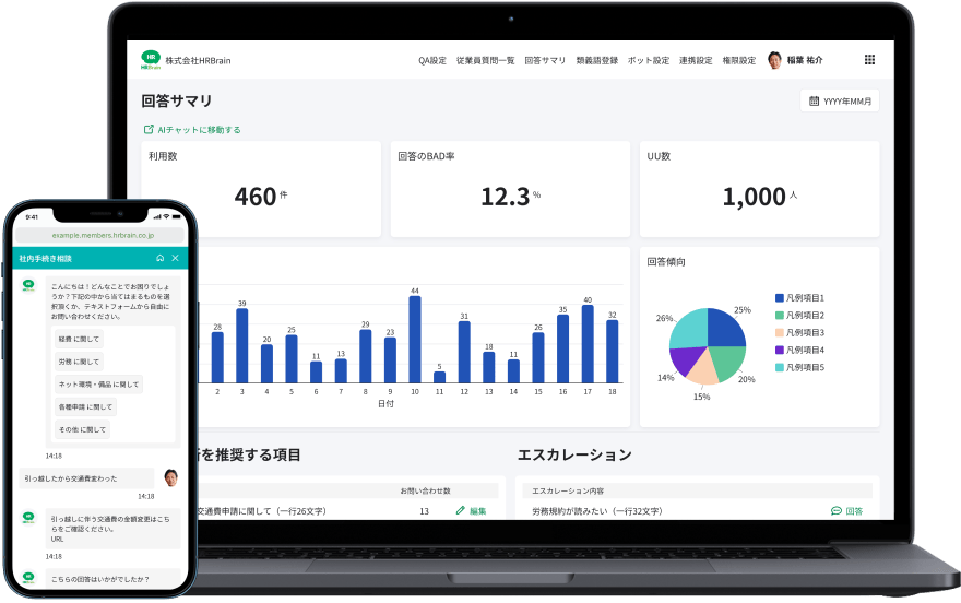 社内問い合わせ対応をAIで自動化